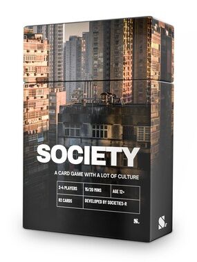 Societies-r Society: The Card Game Build Your Civilization Ages 12+ New